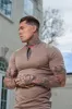 Father Sons Scuba Taupe / Gold Crew T Shirt With Zip Detail Short Sleeve - FSH1030 sold by Father Sons