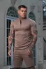 Father Sons Scuba Taupe / Gold Crew T Shirt With Zip Detail Short Sleeve - FSH1030 sold by Father Sons