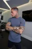 Father Sons Slate Grey Gym Crew - FSH680 sold by Father Sons
