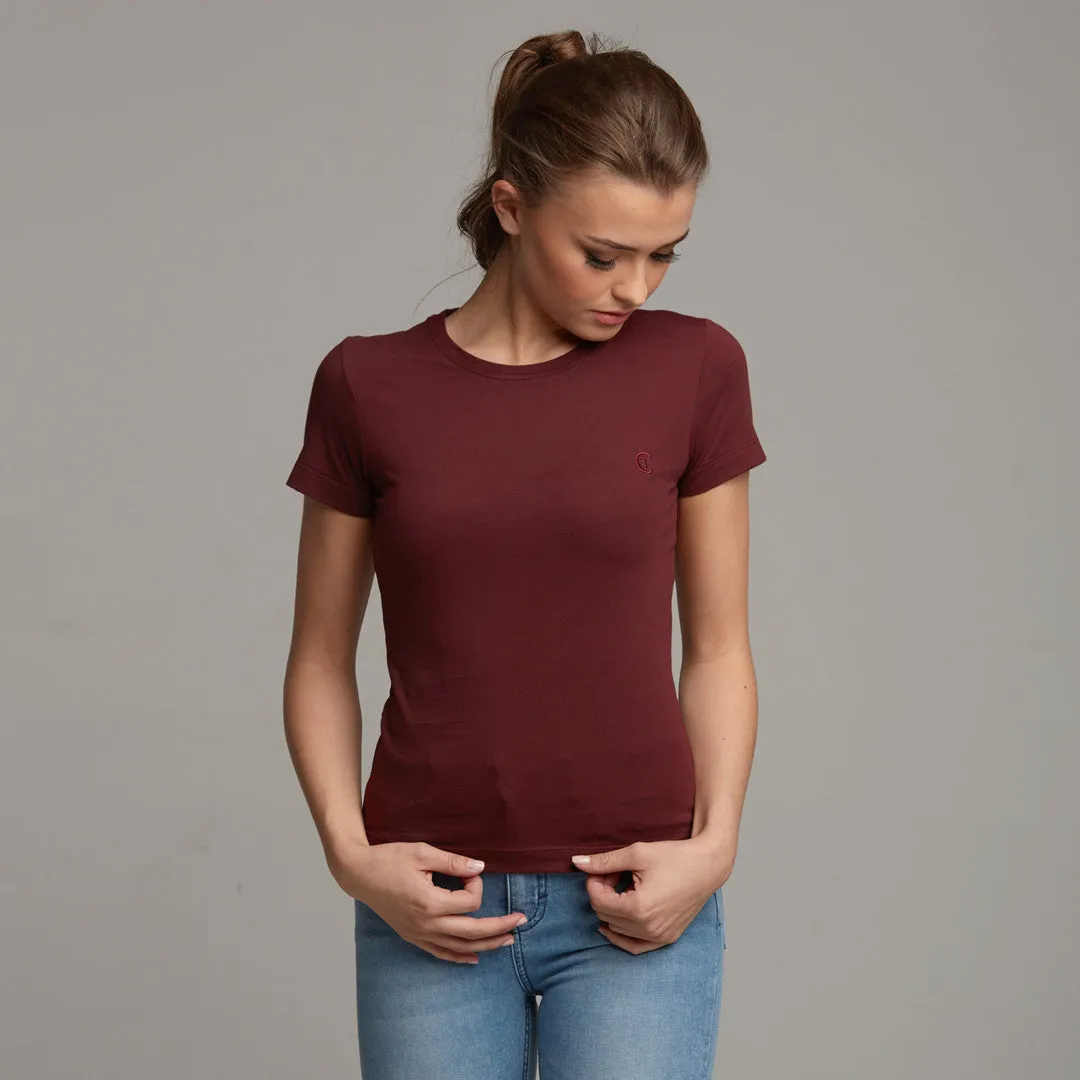 TEGAN BURGUNDY TEE - CT049 sold by Father Sons product image thumbnail 3
