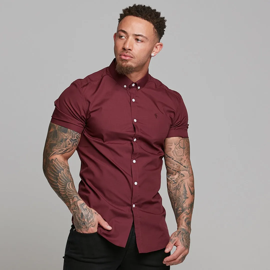 Father Sons Classic Burgundy Short Sleeve - FS138 (LAST CHANCE) sold by Father Sons