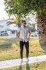 Father Sons Super Slim Stretch Classic Grey Short Sleeve - FS827 sold by Father Sons