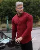 Father Sons Super Slim Stretch Classic Ox Blood Long Sleeve With Button Down Collar - FS821 sold by Father Sons