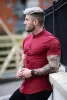 Father Sons Super Slim Stretch Classic Ox Blood Short Sleeve With Button Down Collar -  FS820 sold by Father Sons