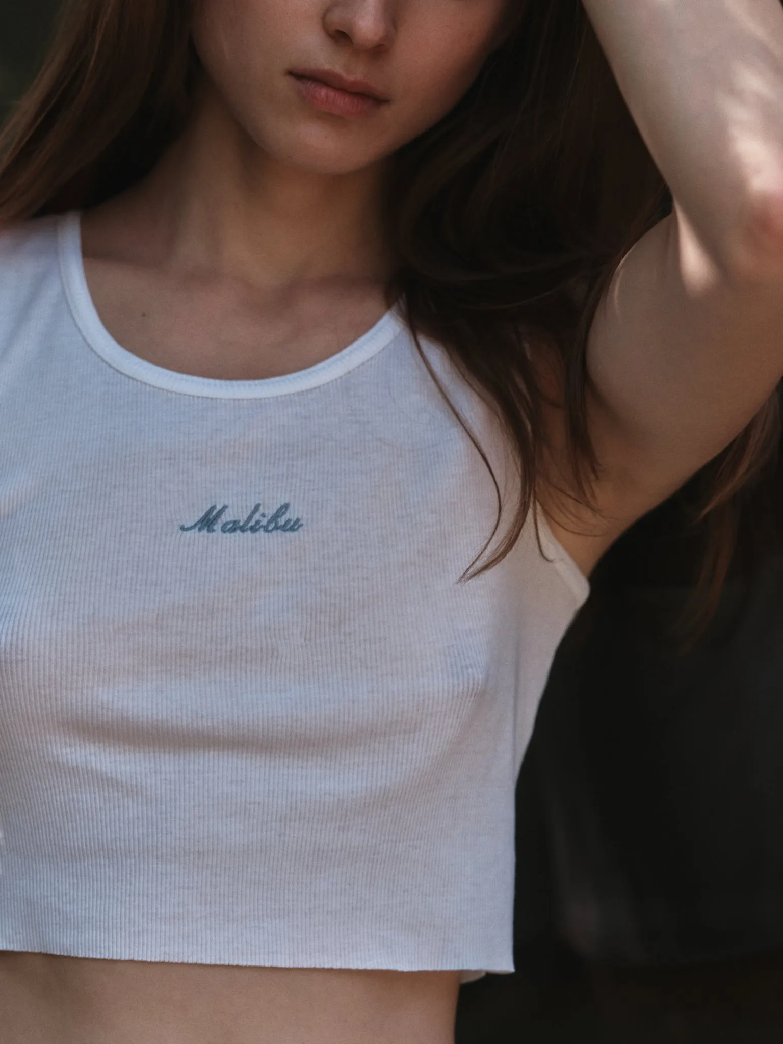 Malibu Cropped Tank sold by California Incline product image thumbnail 2