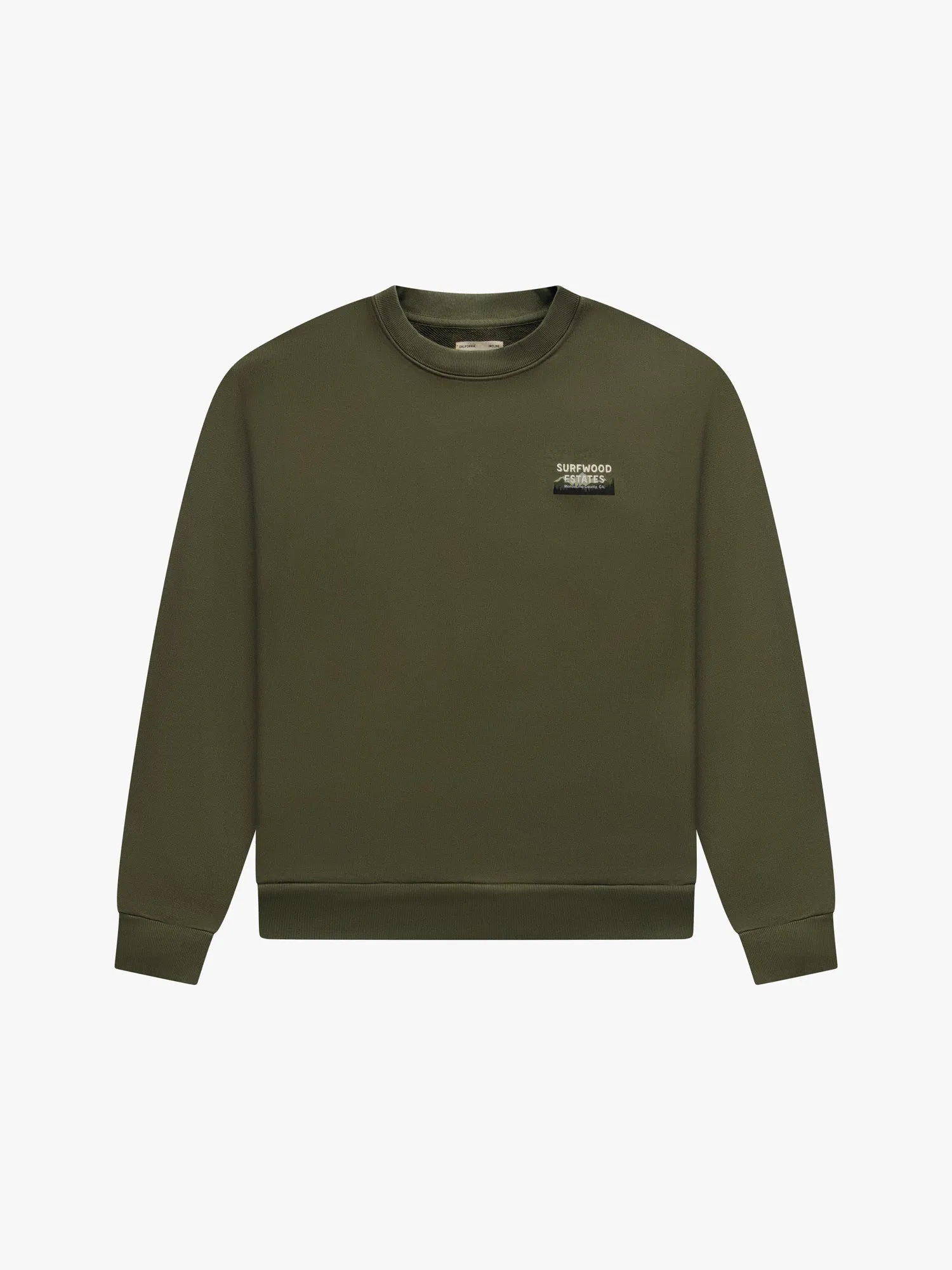 Surfwood Estates Crewneck sold by California Incline