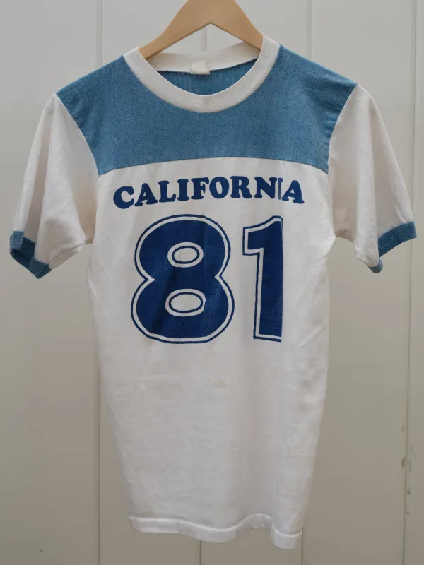 Vintage 1981 California Ringer Tee made by California Incline