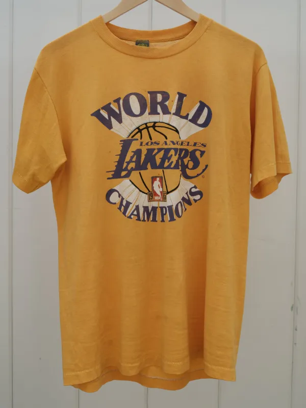 Vintage 80s Los Angeles Lakers Tee made by California Incline