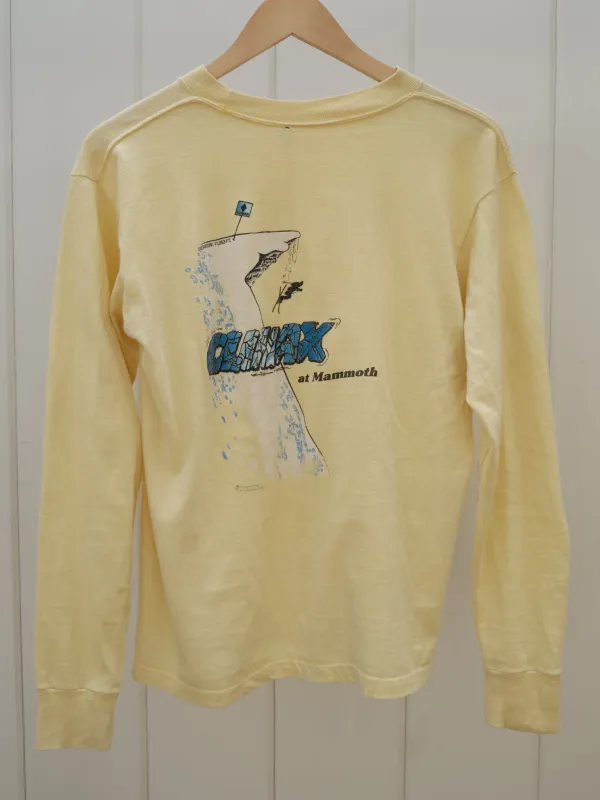 Vintage 70s Mammoth Mountain Long Sleeve Shirt made by California Incline