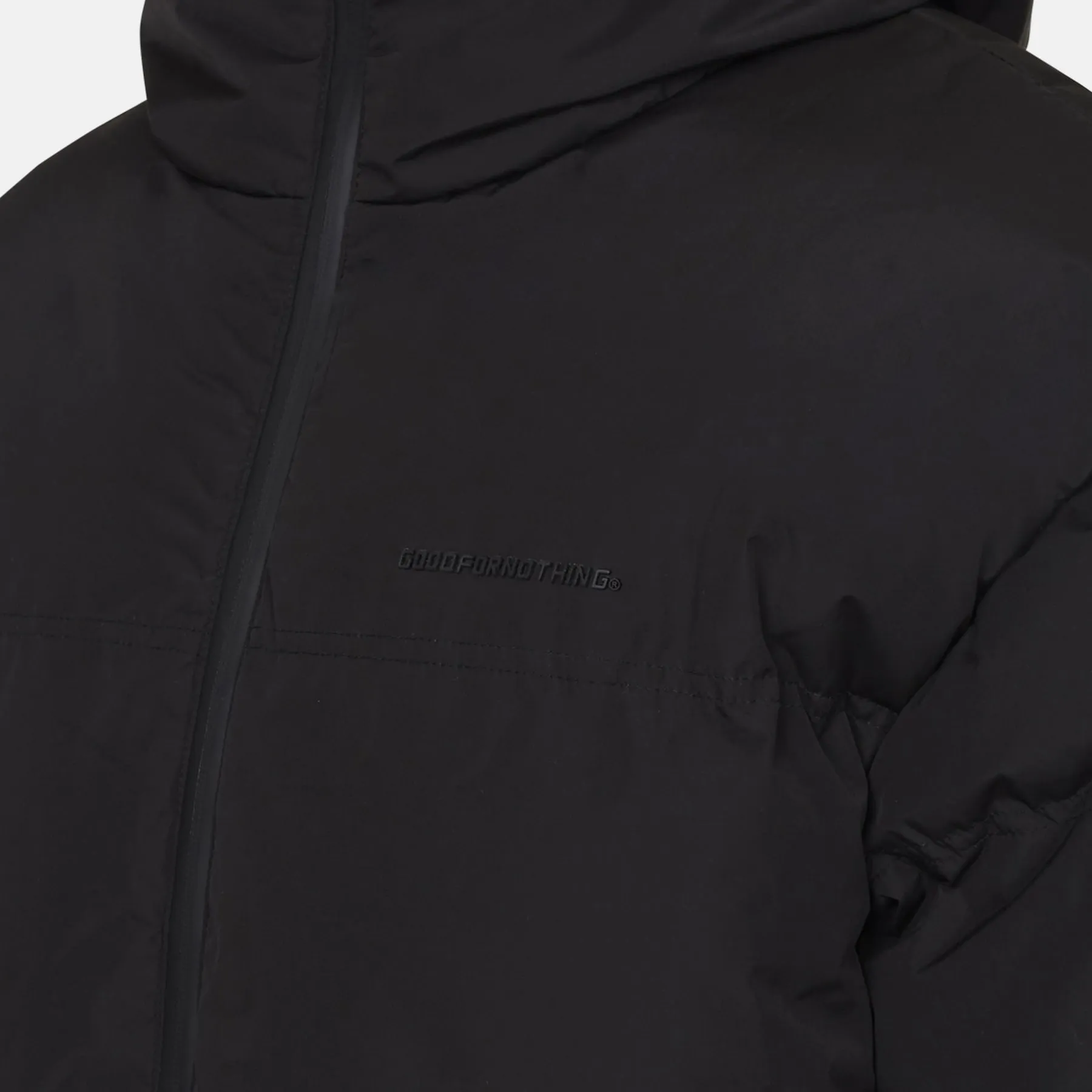 Arctic Matte Black Puffer Jacket sold by Good for Nothing product image thumbnail 3