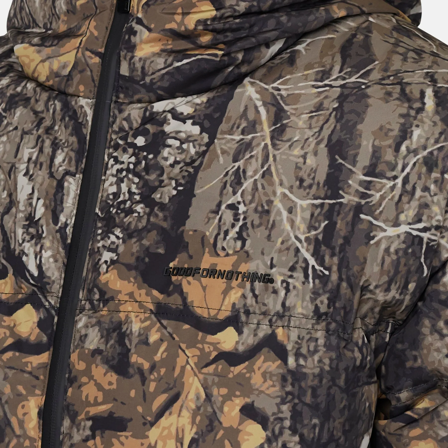 Arctic Woodland Camo Puffer Jacket sold by Good For Nothing Clothing product image thumbnail 4