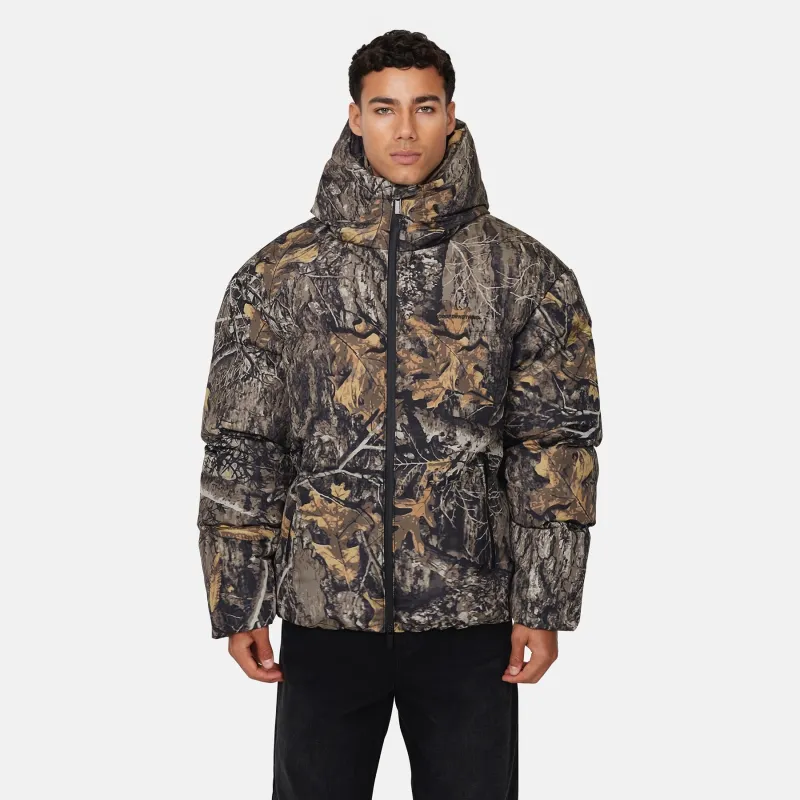 Arctic Woodland Camo Puffer Jacket sold by Good For Nothing Clothing