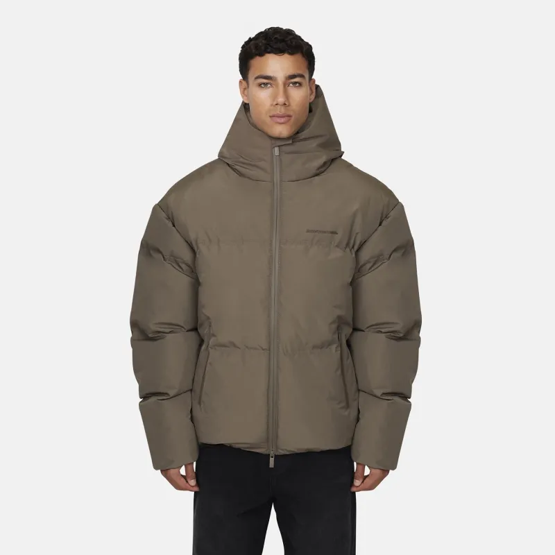 Arctic Matte Taupe Puffer Jacket sold by Good For Nothing Clothing
