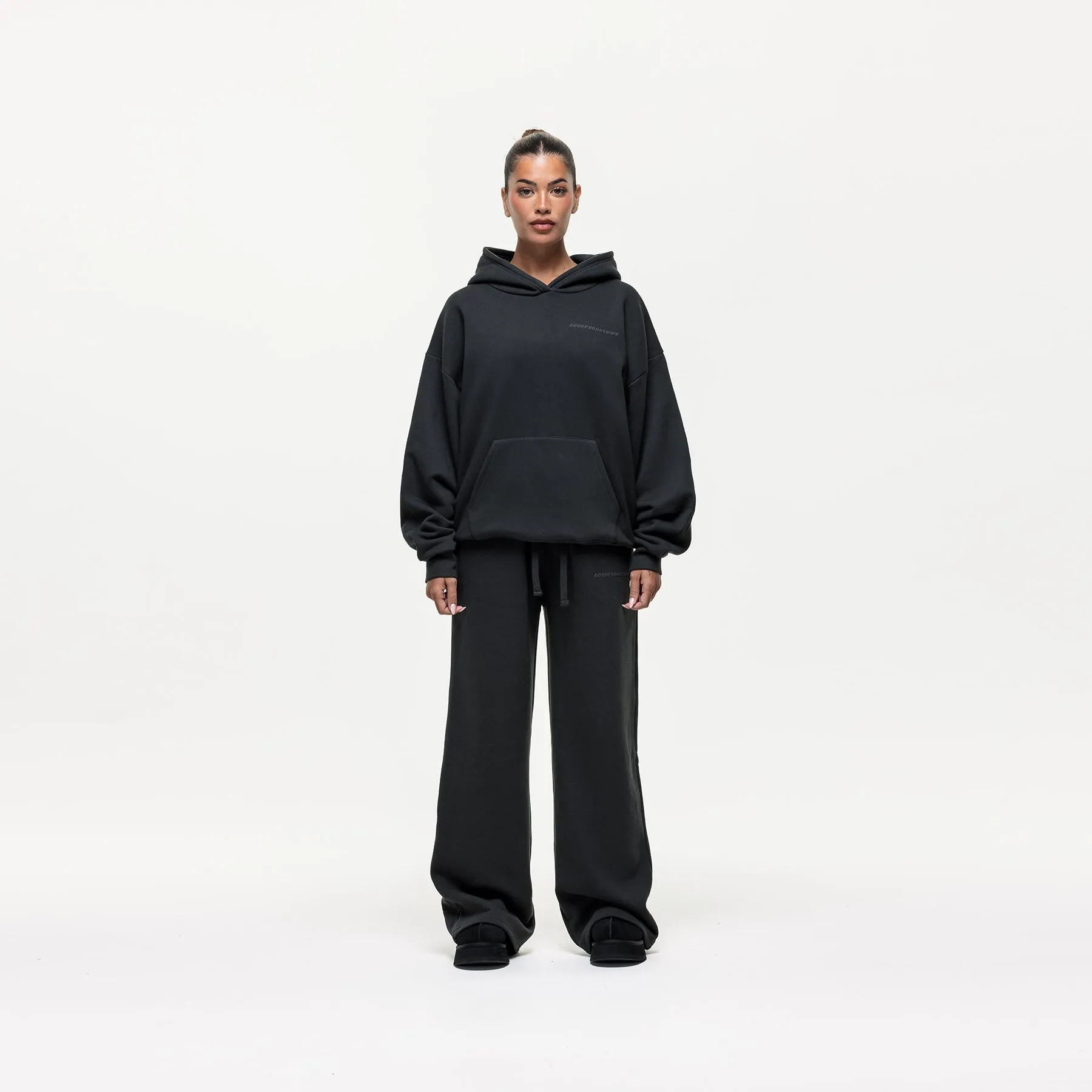 Vintage Onyx Black Hoodie sold by Good For Nothing Clothing product image thumbnail 3