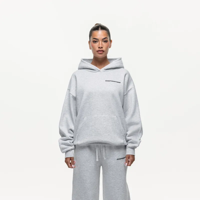 Vintage Grey Marl Hoodie sold by Good For Nothing Clothing