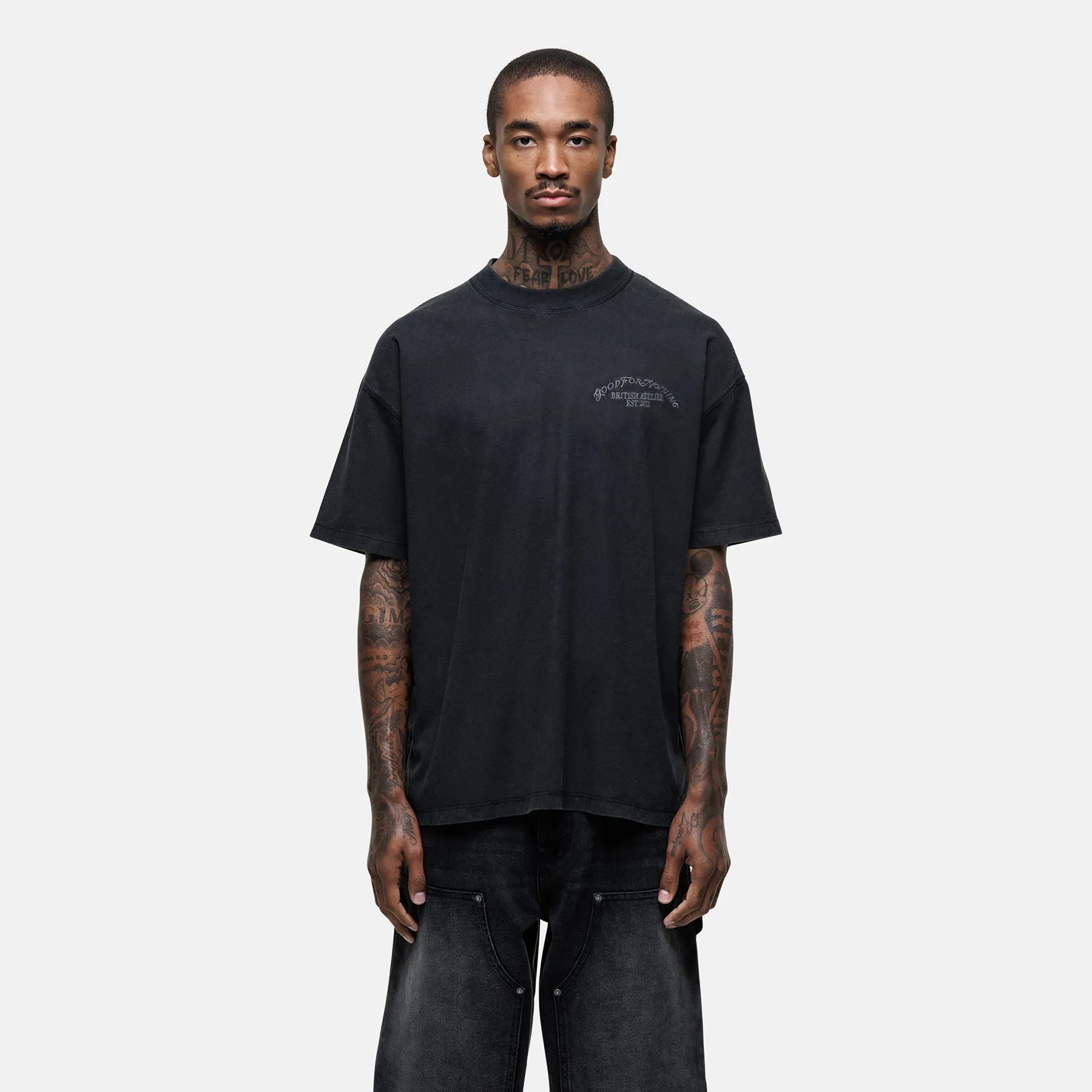 Vintage Black Wash T-shirt sold by Good For Nothing Clothing