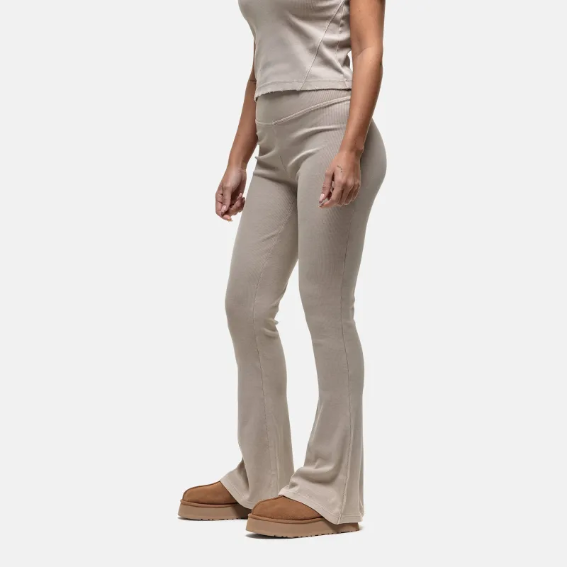 Ribbed Stone Flared Leggings sold by Good For Nothing Clothing