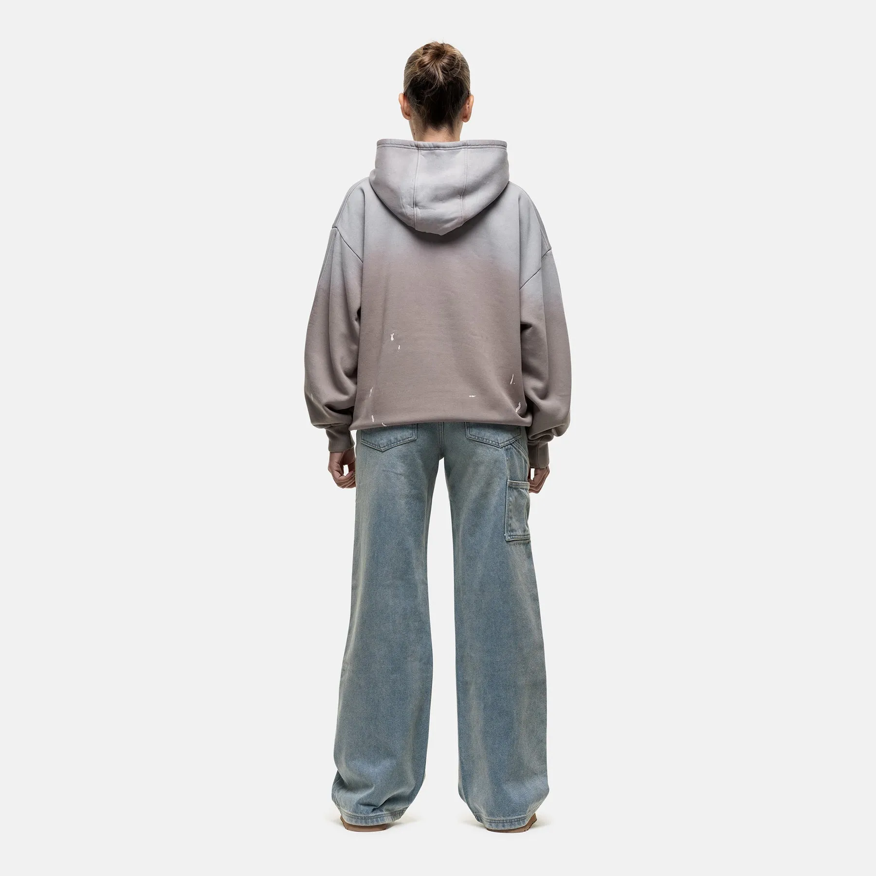 Abrade Taupe Sprayed Hoodie sold by Good for Nothing product image thumbnail 3