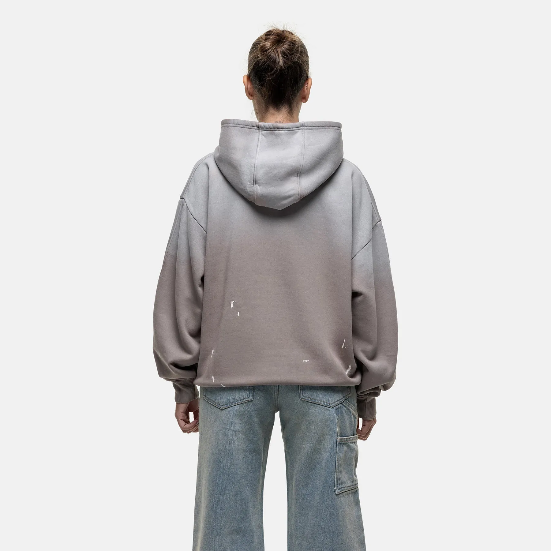 Abrade Taupe Sprayed Hoodie sold by Good for Nothing product image thumbnail 5