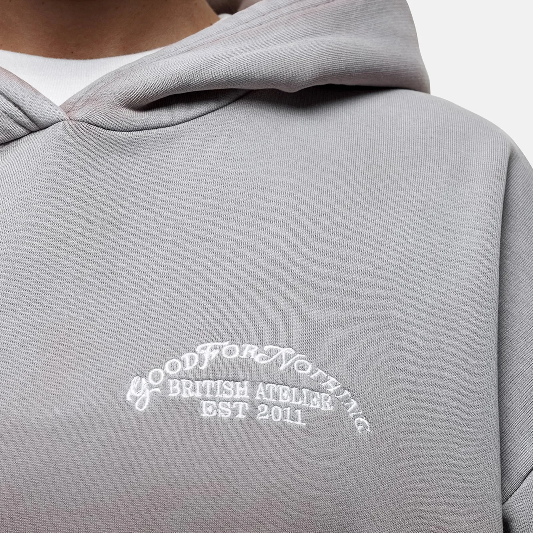 Abrade Taupe Sprayed Hoodie sold by Good for Nothing product image thumbnail 2