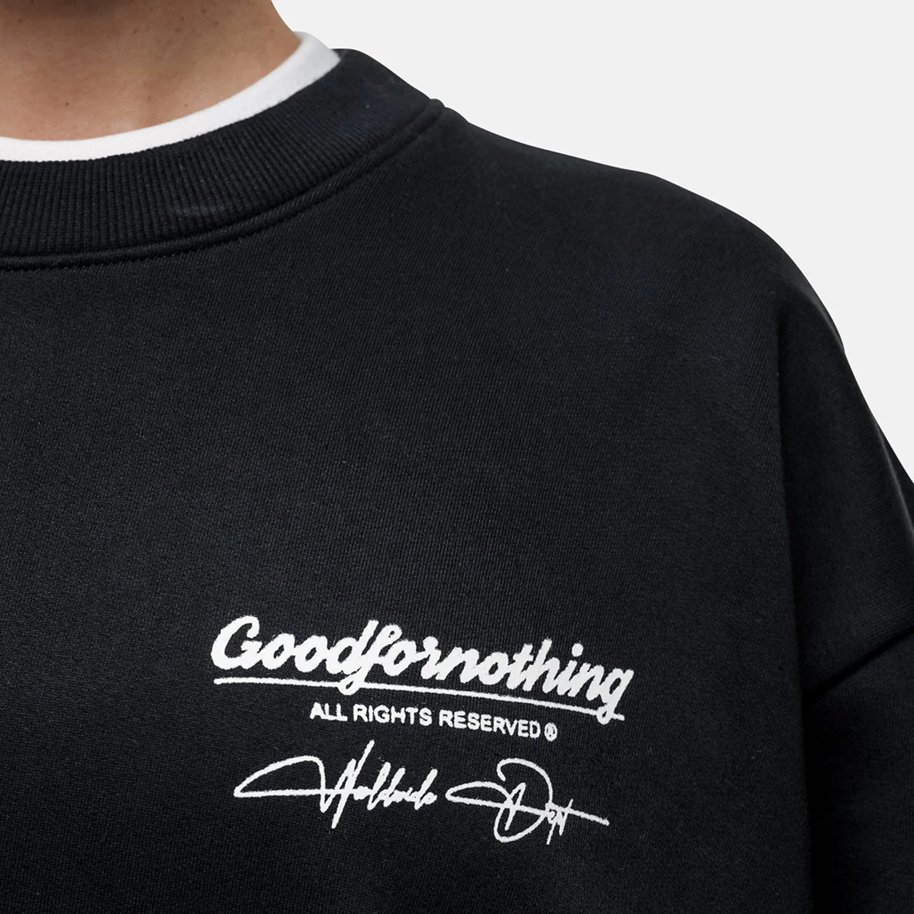 Cult Black Sweatshirt sold by Good For Nothing Clothing product image thumbnail 4