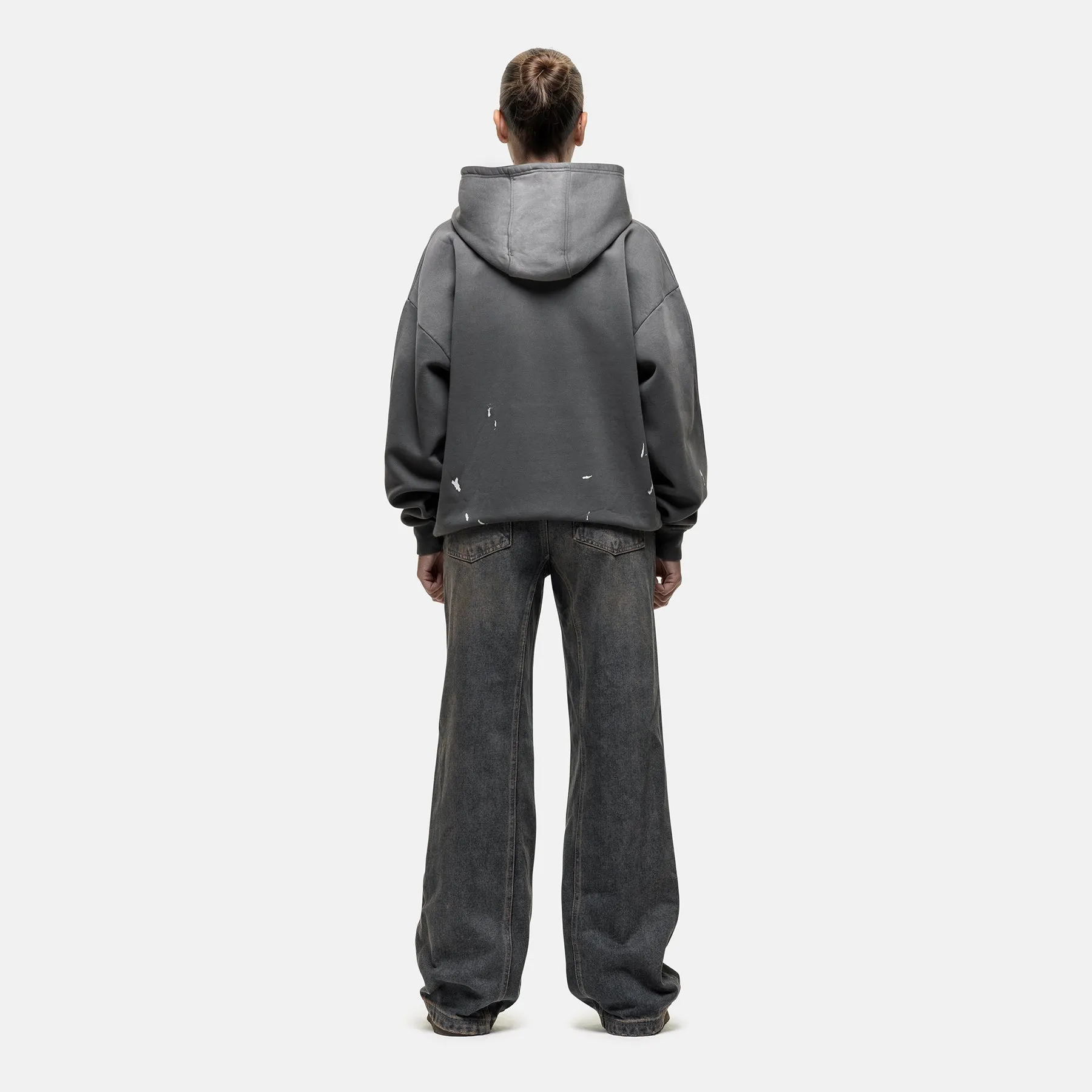 Abrade Grey Sprayed Hoodie sold by Good for Nothing product image thumbnail 4