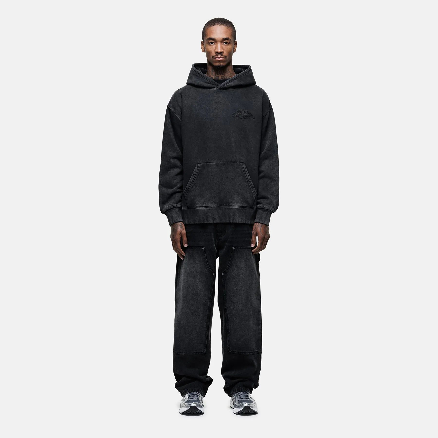Vintage Black Wash Hoodie sold by Good for Nothing product image thumbnail 3