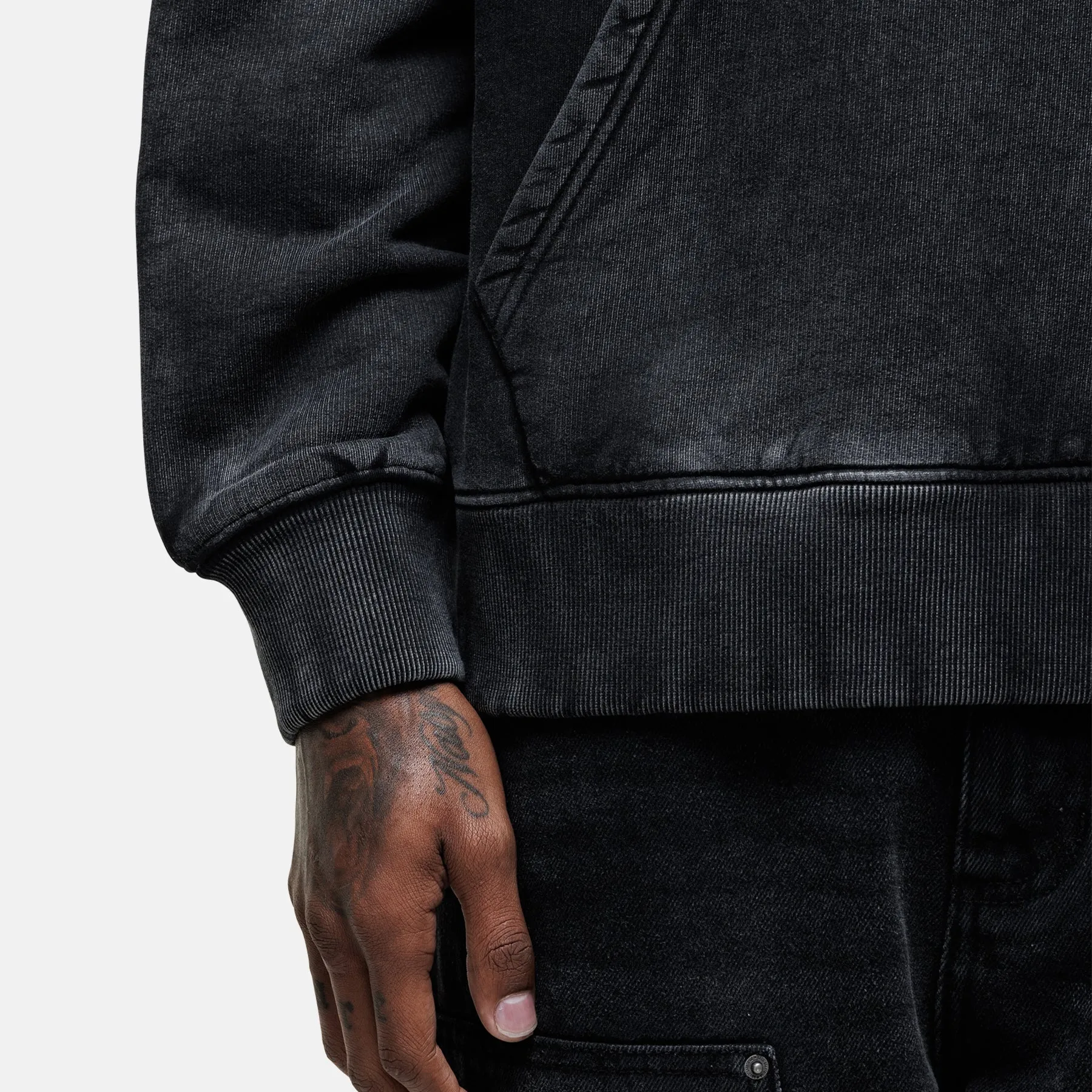 Vintage Black Wash Hoodie sold by Good for Nothing product image thumbnail 4