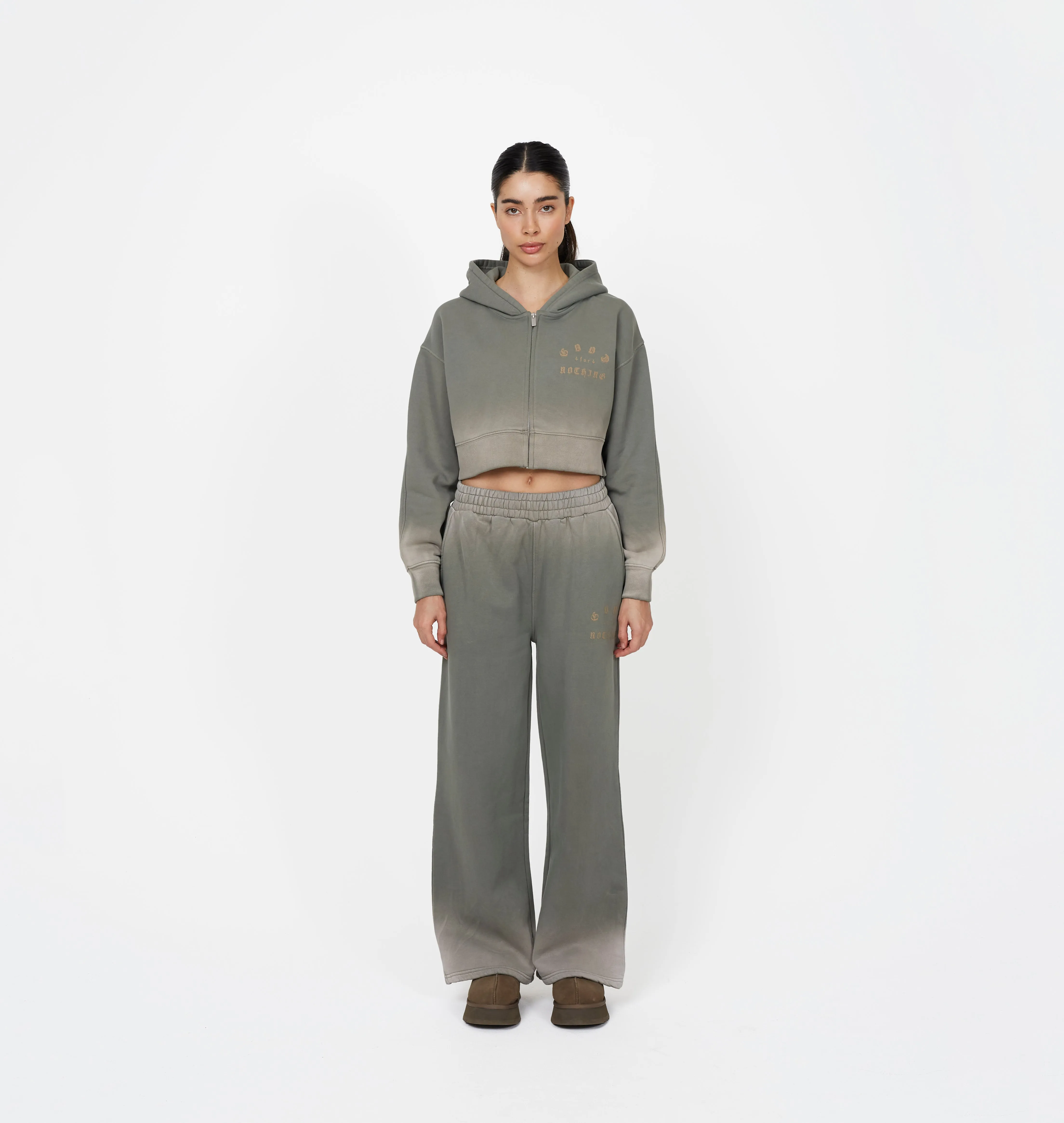 Sprayed Cali Green Baggy Jogger sold by Good For Nothing Clothing product image thumbnail 3