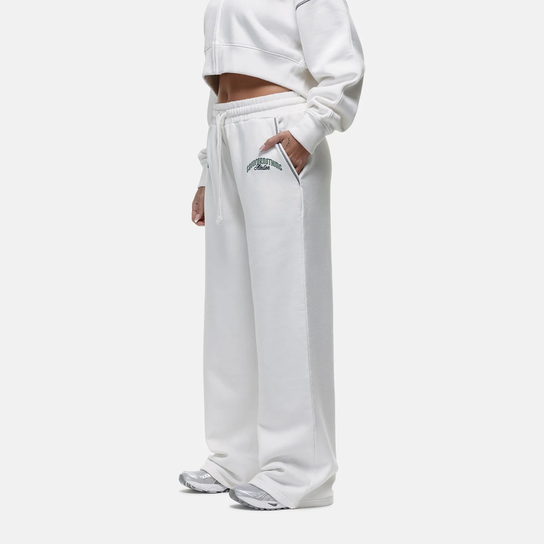 Antiquity Off White Baggy Jogger sold by Good For Nothing Clothing product image thumbnail 2