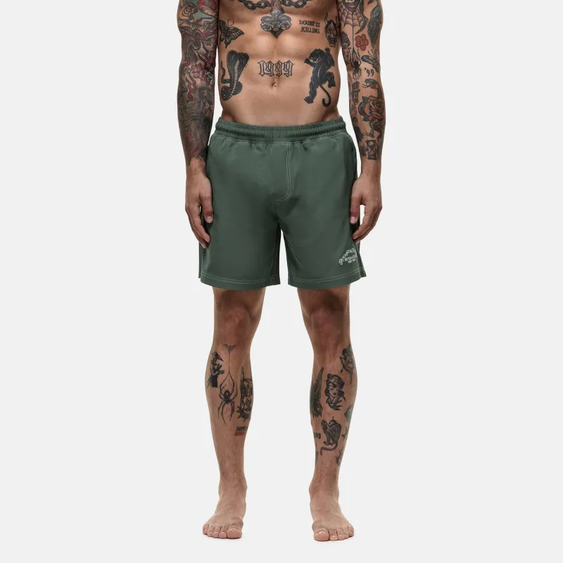 Atelier Green Swim Shorts made by Good For Nothing Clothing