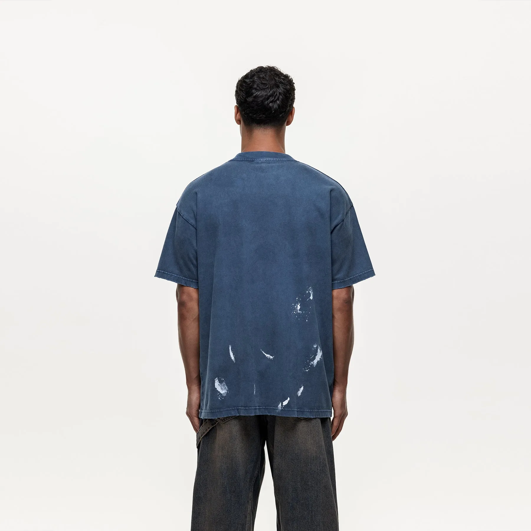 Abrade Blue Sprayed T-shirt sold by Good for Nothing product image thumbnail 3