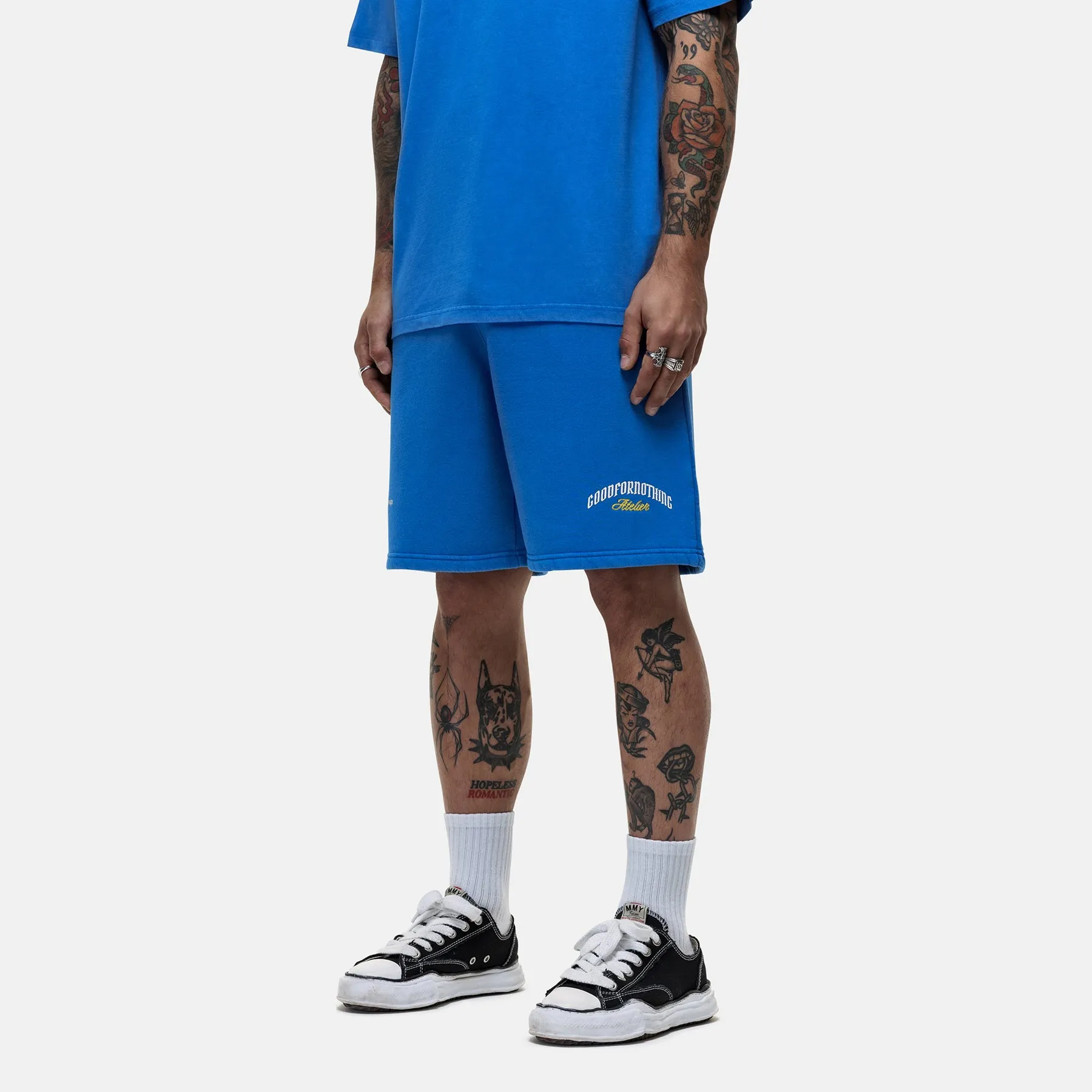 Antiquity Washed Blue Shorts sold by Good For Nothing Clothing product image thumbnail 2