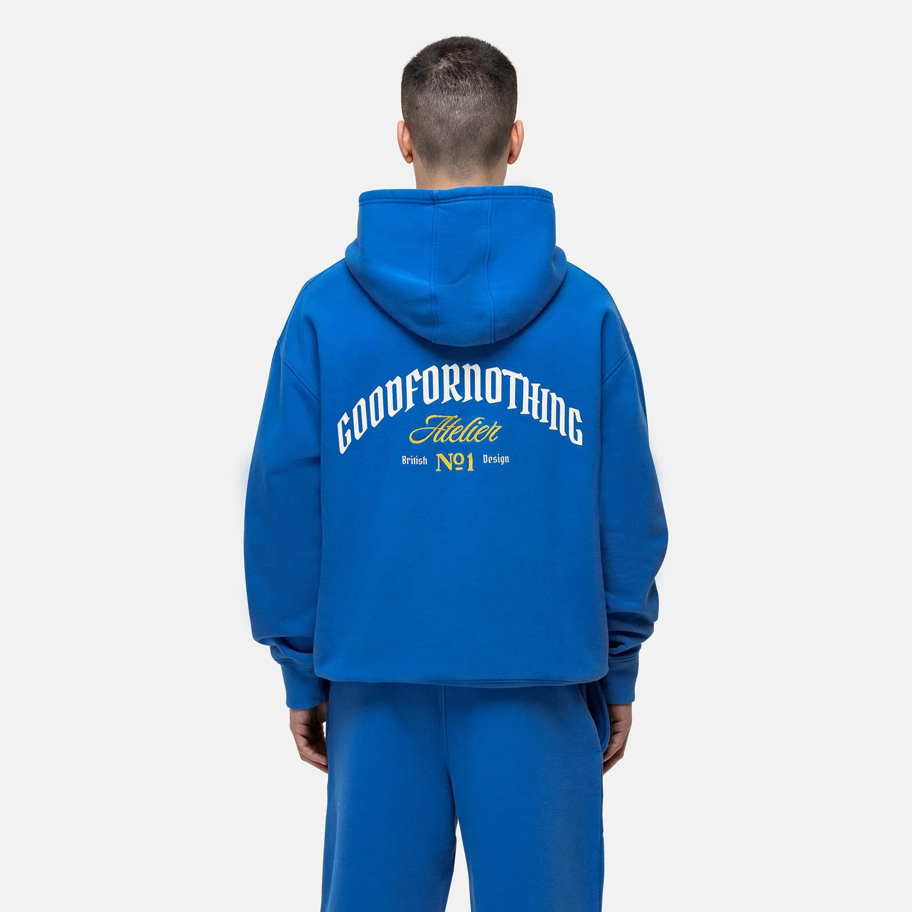 Antiquity Washed Blue Hoodie sold by Good for Nothing product image thumbnail 2