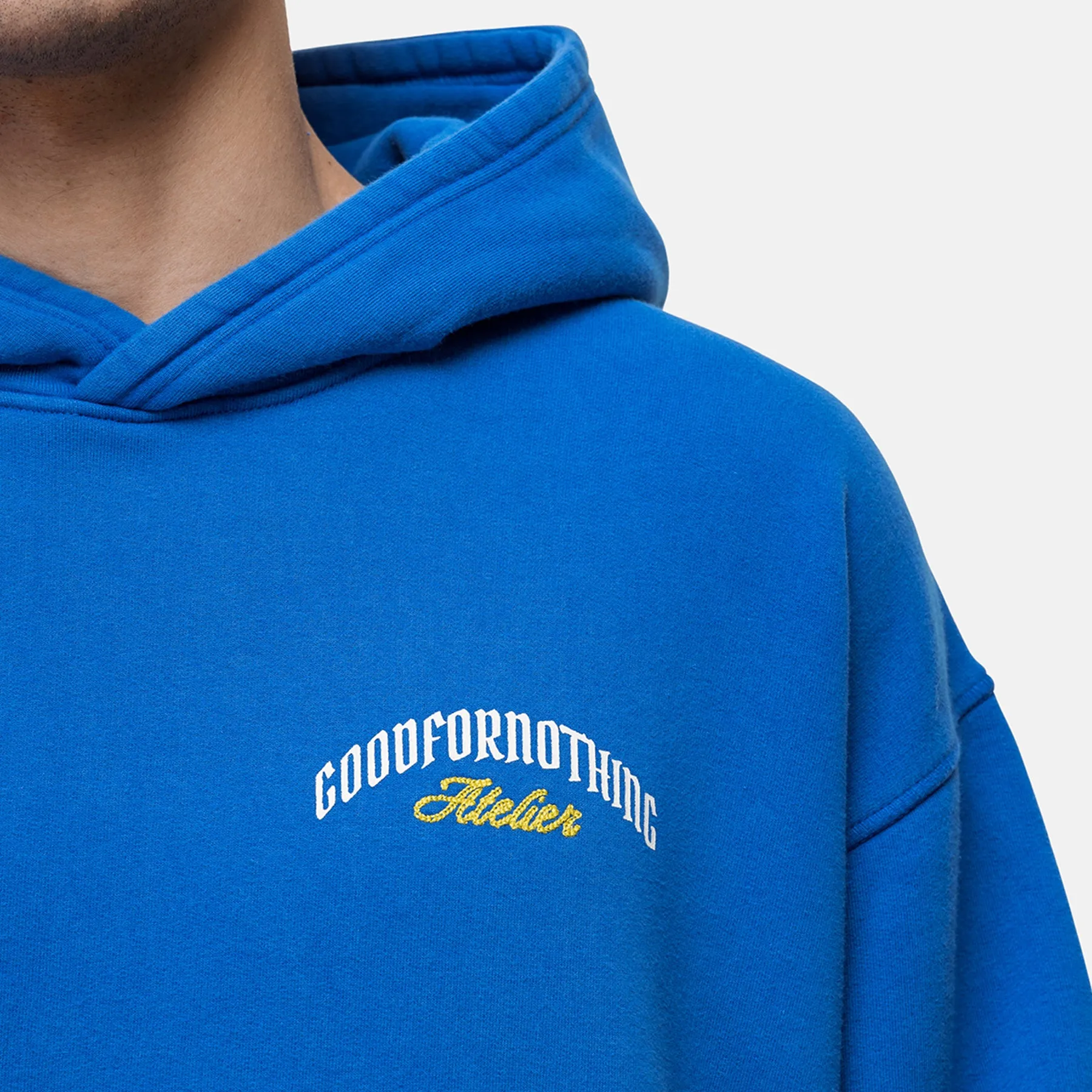 Antiquity Washed Blue Hoodie sold by Good for Nothing product image thumbnail 4