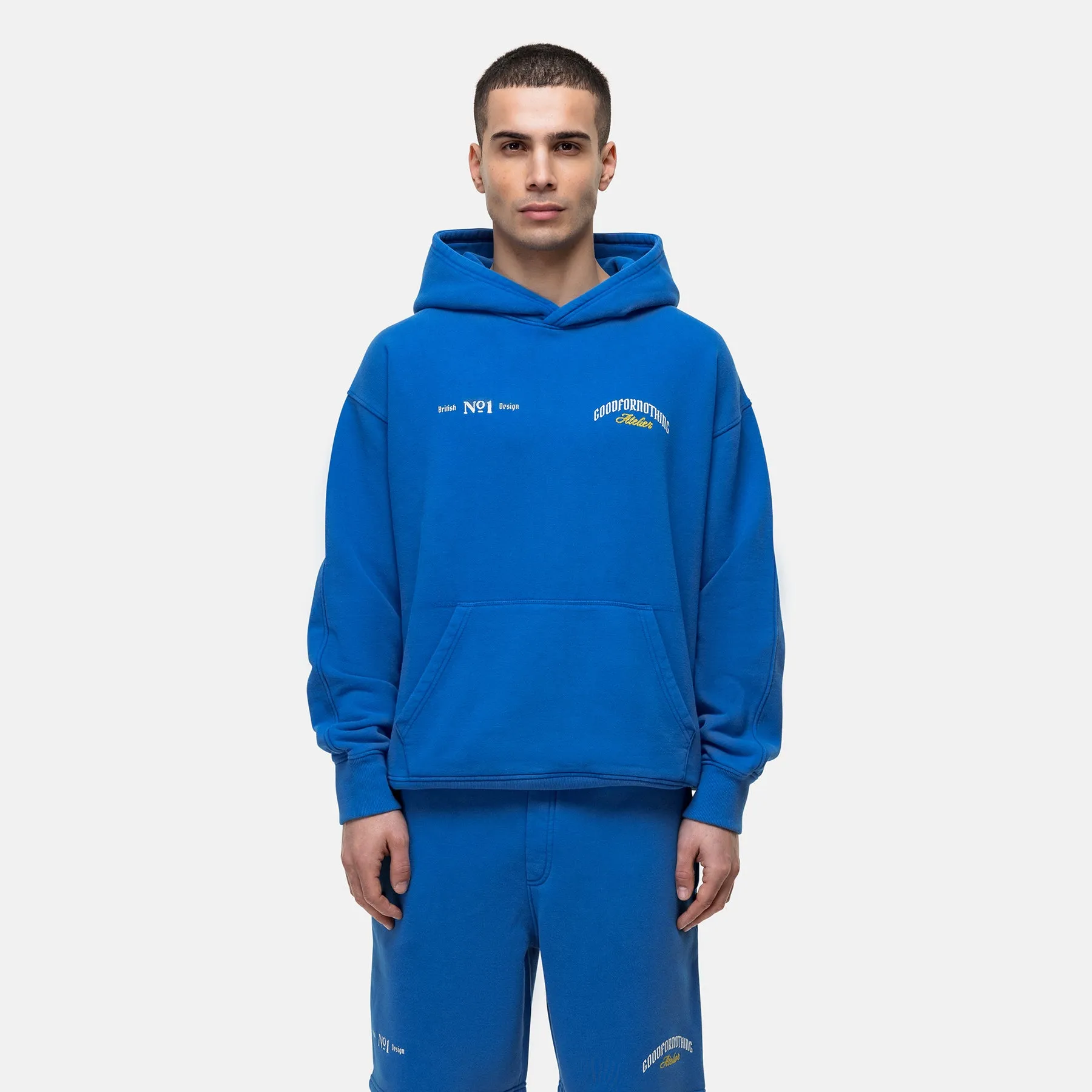 Antiquity Washed Blue Hoodie sold by Good for Nothing