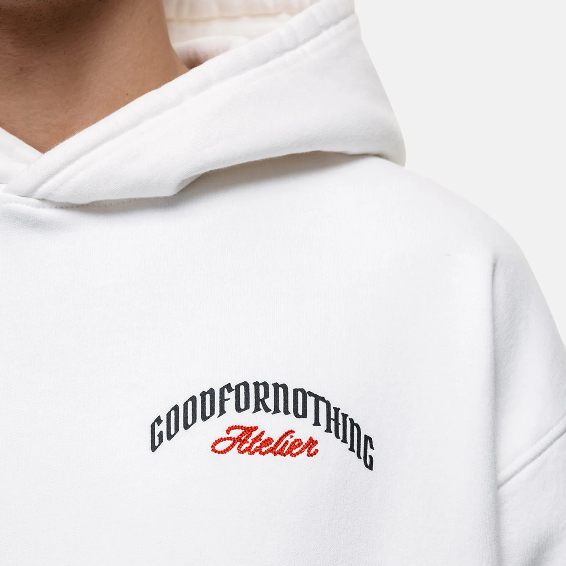 Antiquity Off White Vintage Hoodie sold by Good for Nothing product image thumbnail 3