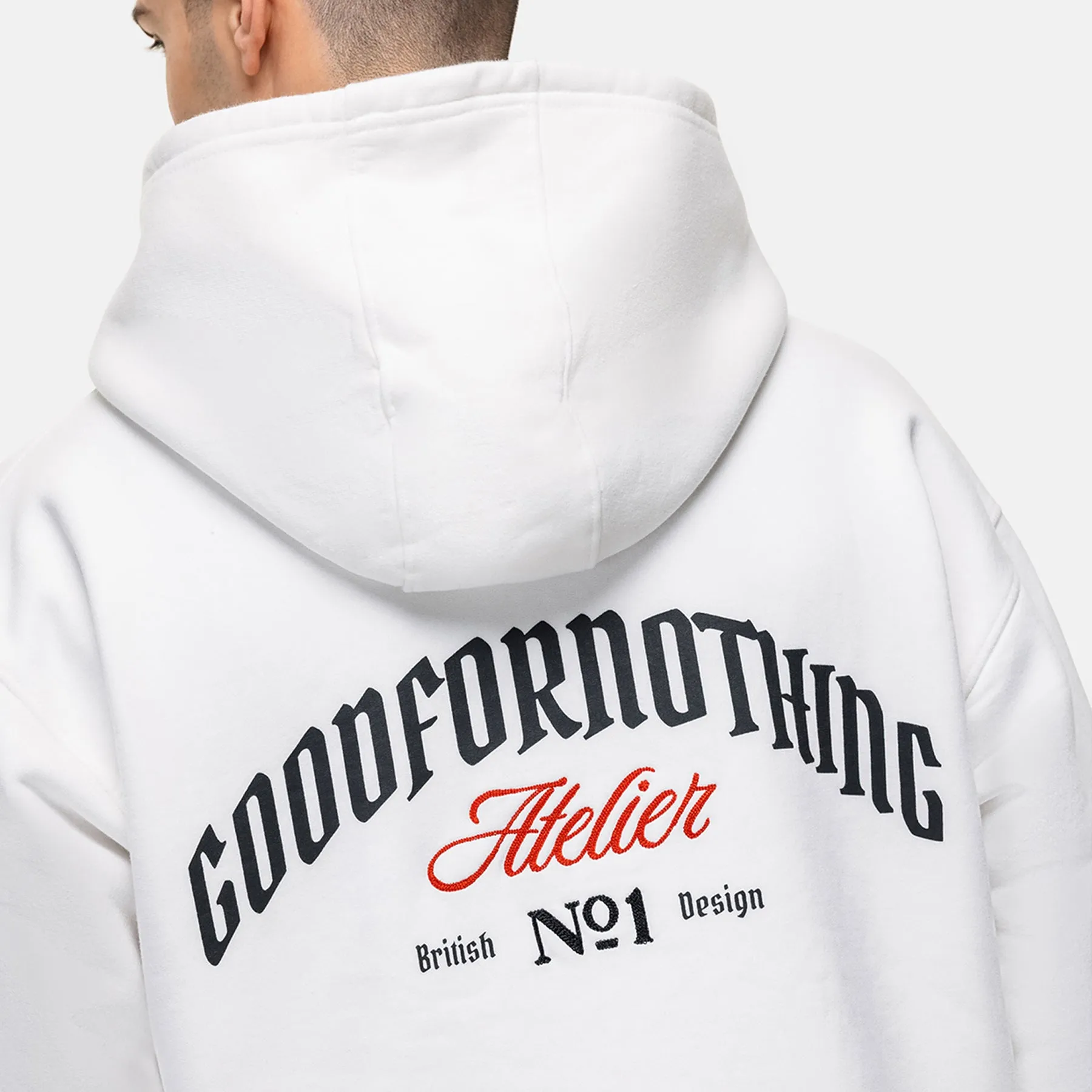 Antiquity Off White Vintage Hoodie sold by Good for Nothing product image thumbnail 4
