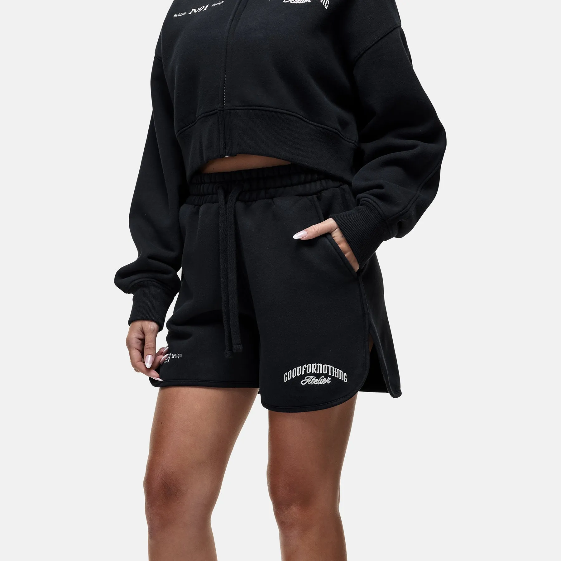 Antiquity Washed Black Shorts sold by Good for Nothing product image thumbnail 2