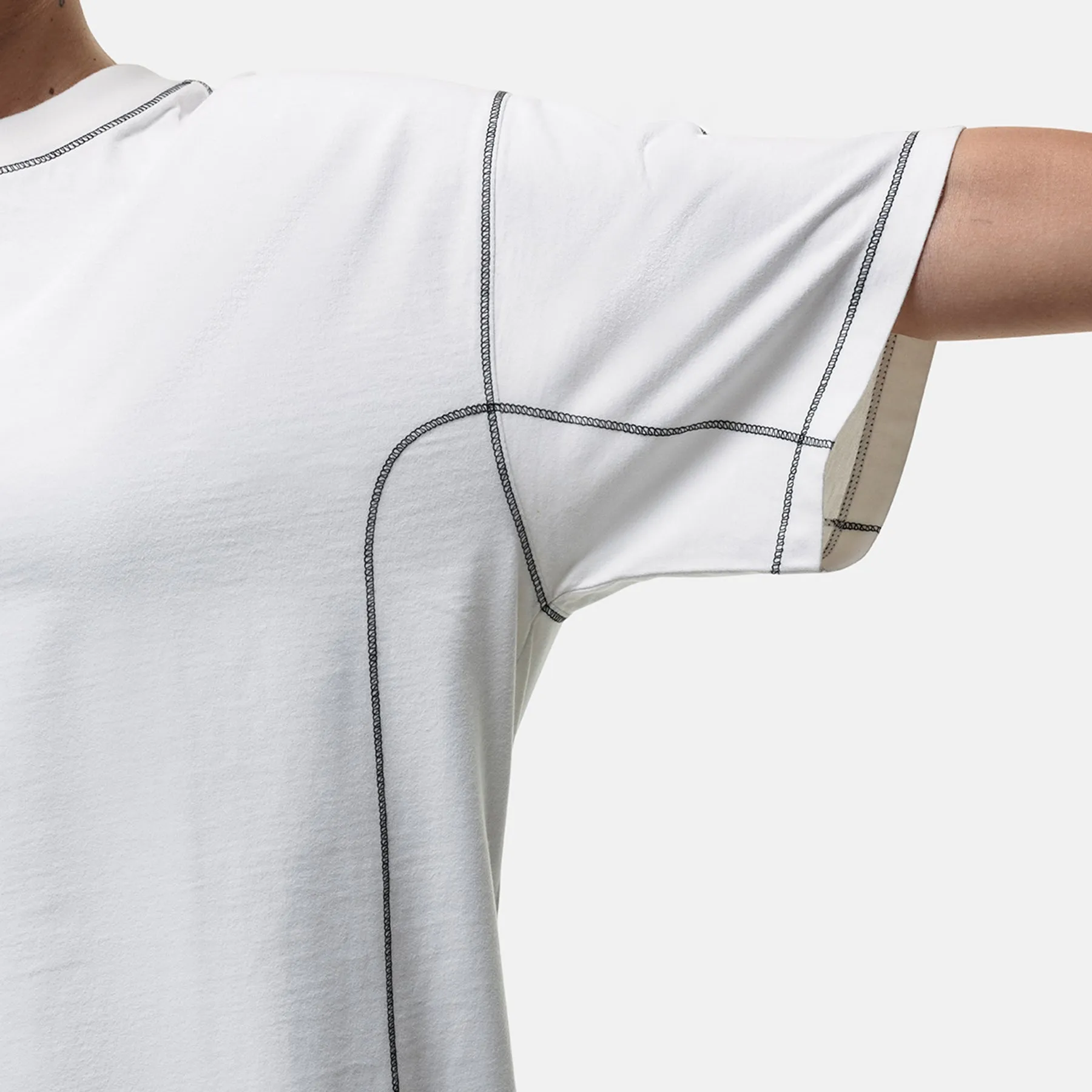 Overlock Vintage White T-shirt sold by Good for Nothing product image thumbnail 3