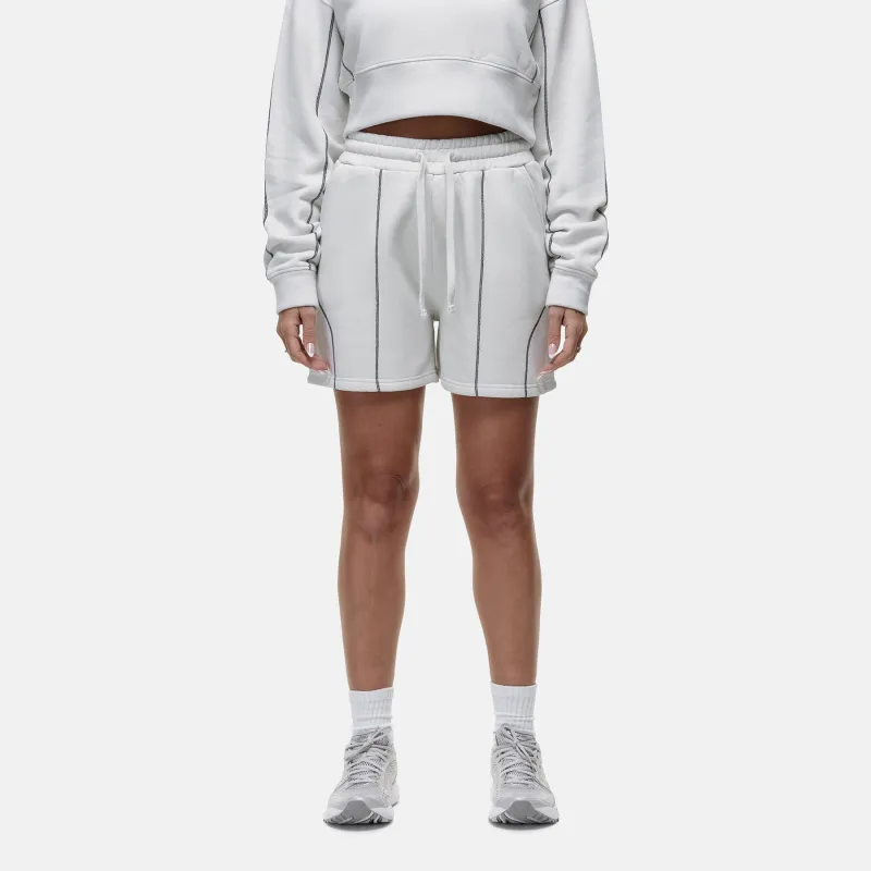 Overlock Vintage White Shorts sold by Good For Nothing Clothing