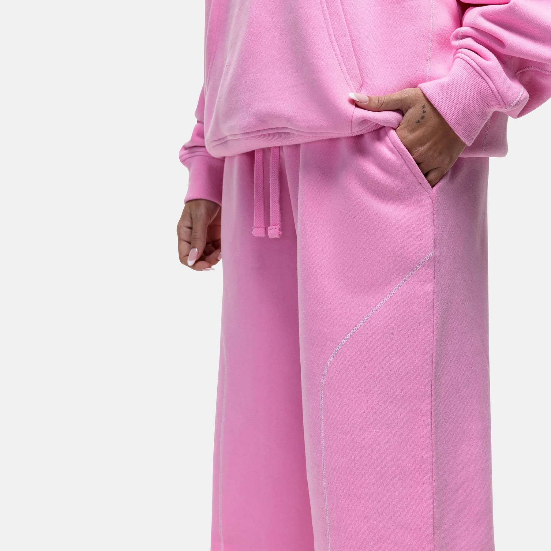 Overlock Washed Pink Sweatpant sold by Good For Nothing Clothing product image thumbnail 4