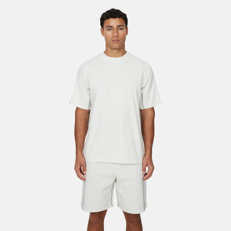 Overlock Vintage White T-shirt sold by Good For Nothing Clothing