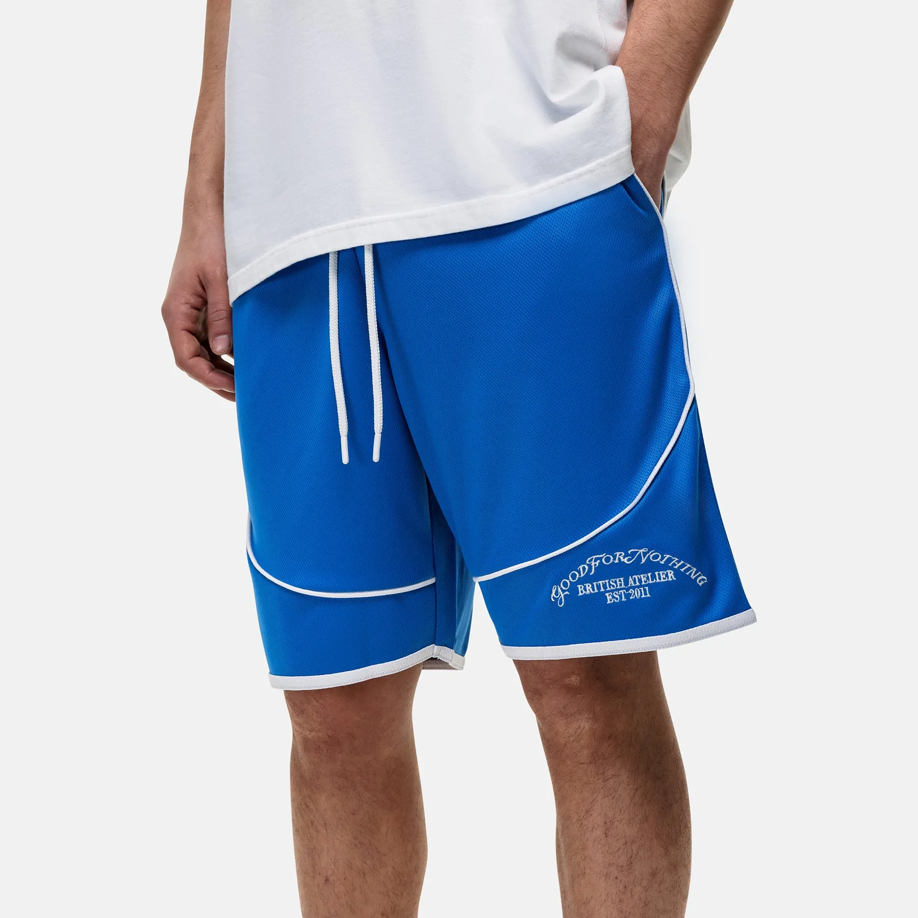 Atelier Mesh Blue Shorts sold by Good for Nothing product image thumbnail 3