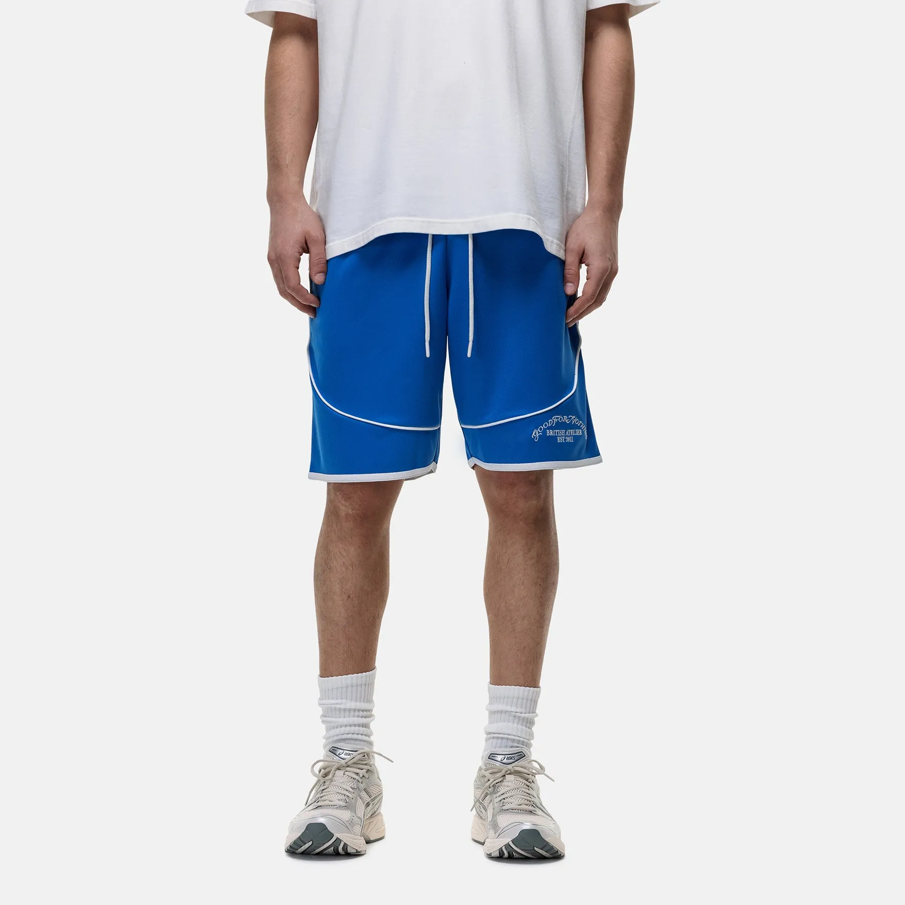 Atelier Mesh Blue Shorts sold by Good for Nothing