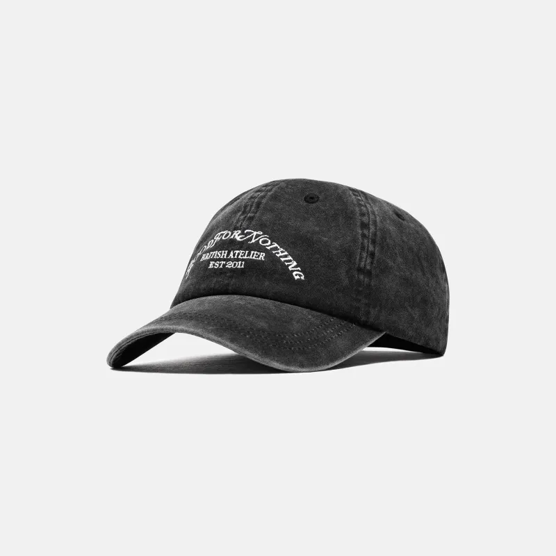 Atelier Washed Black Cap sold by Good For Nothing Clothing