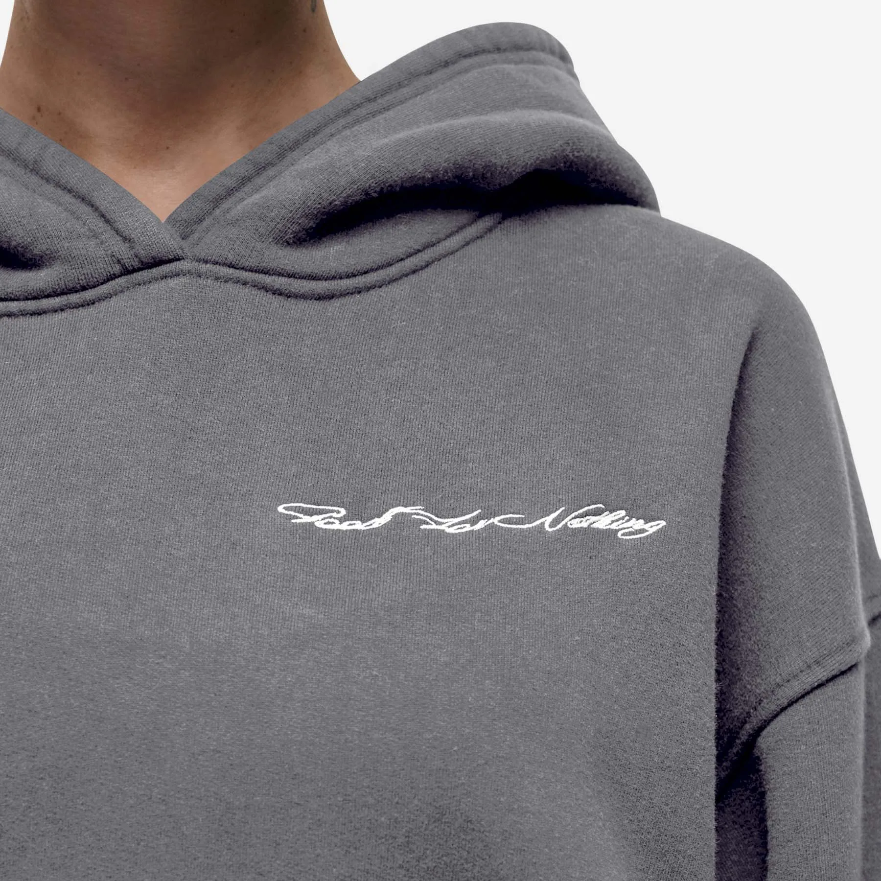 Scribble Washed Grey Hoodie sold by Good For Nothing Clothing product image thumbnail 5