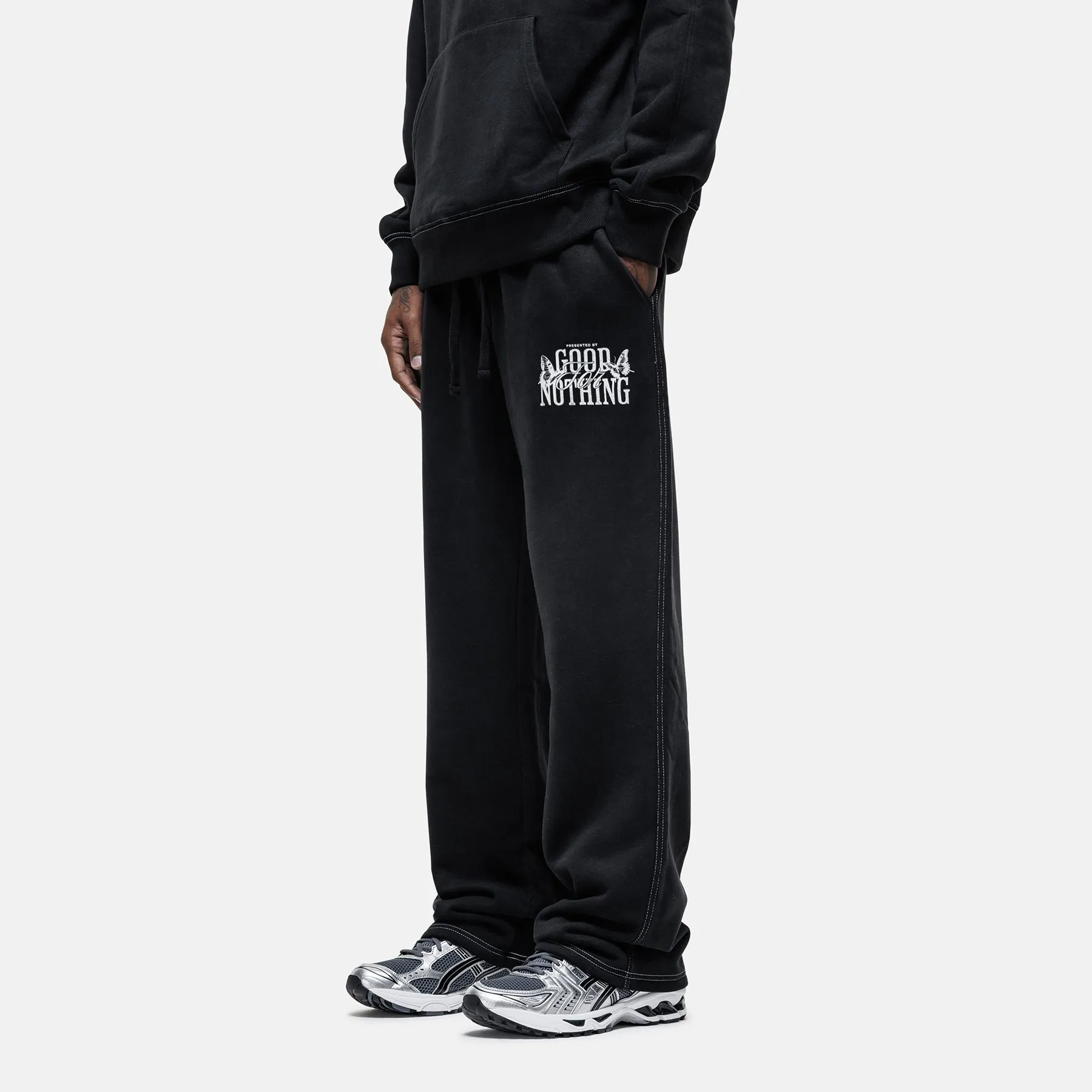 Dakota Butterfly Black Sweatpants sold by Good for Nothing product image thumbnail 2