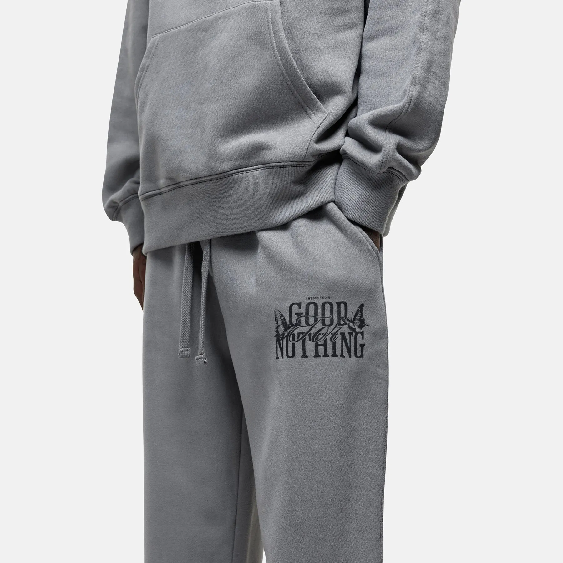 Dakota Butterfly Grey Sweatpants sold by Good for Nothing product image thumbnail 3