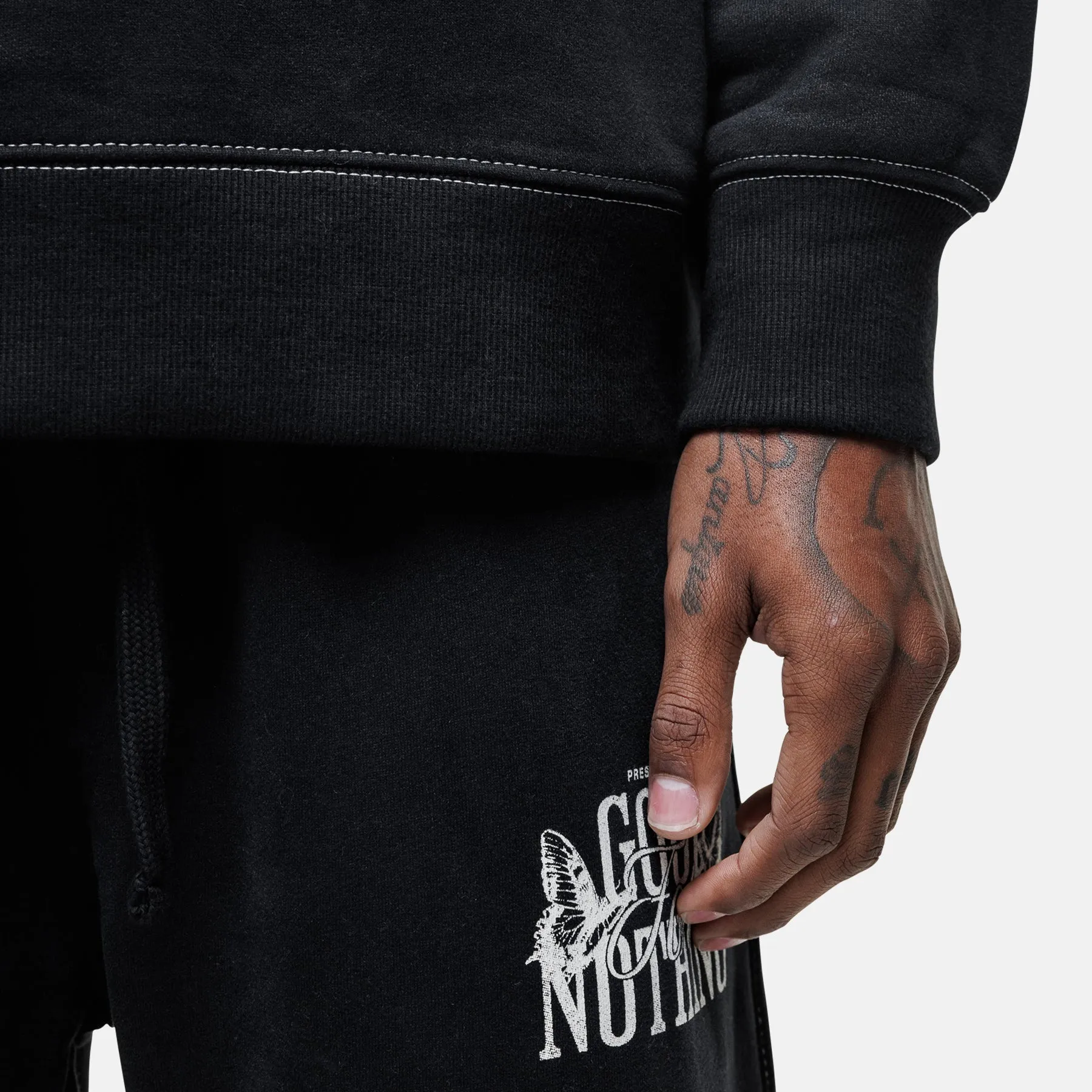 Dakota Butterfly Black Sweatshirt sold by Good for Nothing product image thumbnail 4